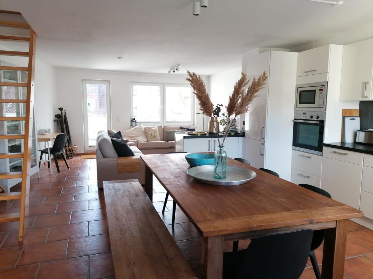 Townhouse Altstadt Wismar Upper Apartment Mit Zwei Terrassen Bagian luar foto